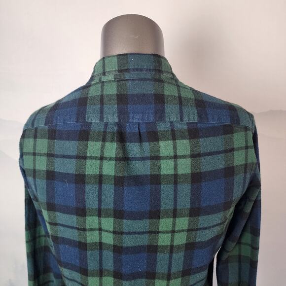 J.Crew Midweight Flannel Workshirt in Regenerative Cotton | Men's Slim Medium - Picture 10 of 13